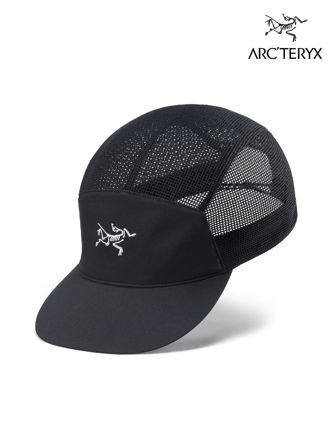 Norvan Mesh 5 Panel Cap #Black / Arctic Silk [X00001018102]｜ARC'TERYX