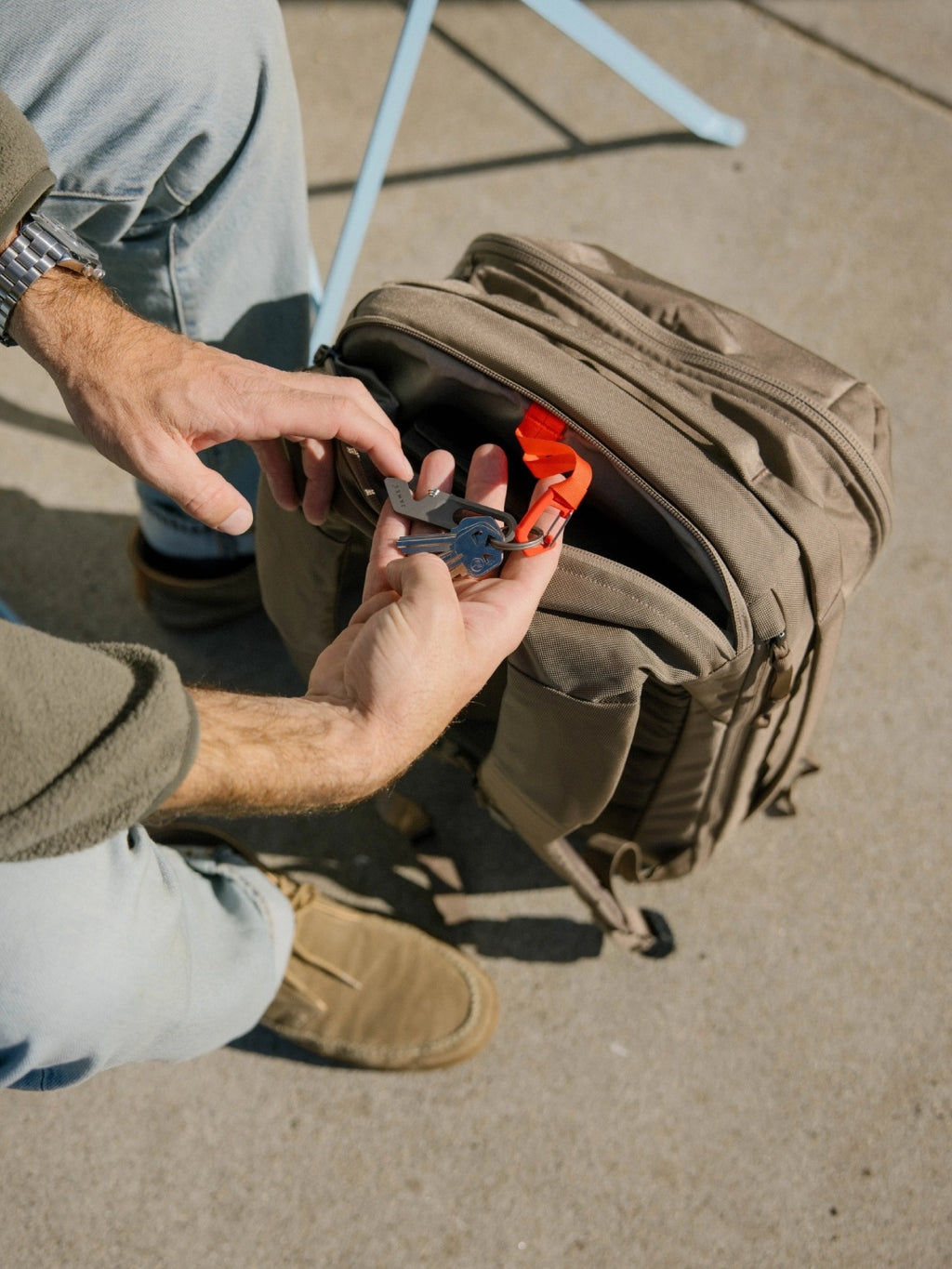 CIVIC TRAVEL BAG 26L #Fossil Brown [CTB26]｜EVERGOODS