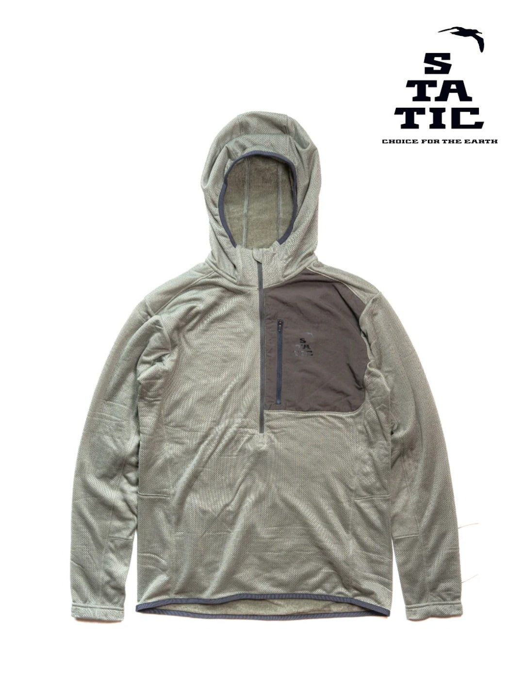 Adrift Half Zip Hoody #Mineral [24502]｜STATIC