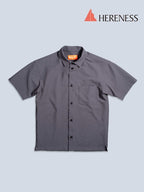 Outdoor Seersucker Shirt #GRAY [HU-30009]｜HERENESS