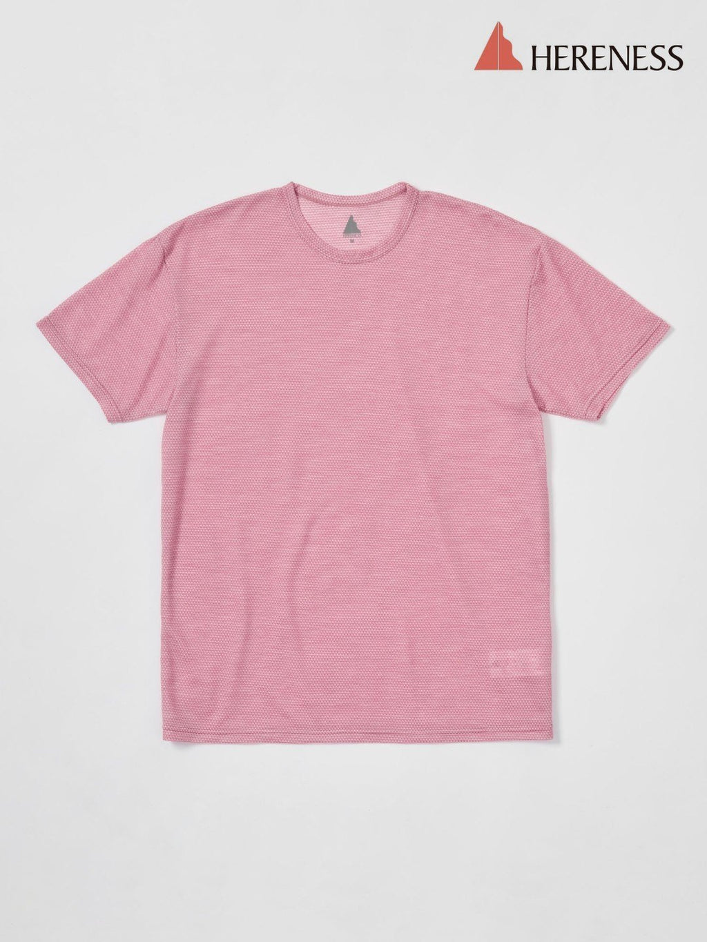 Wool Mesh T-shirt #BORDEAUX [hu-10010]｜HERENESS