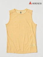 Women's Wool Mesh Tank #SUN YELLOW｜HERENESS