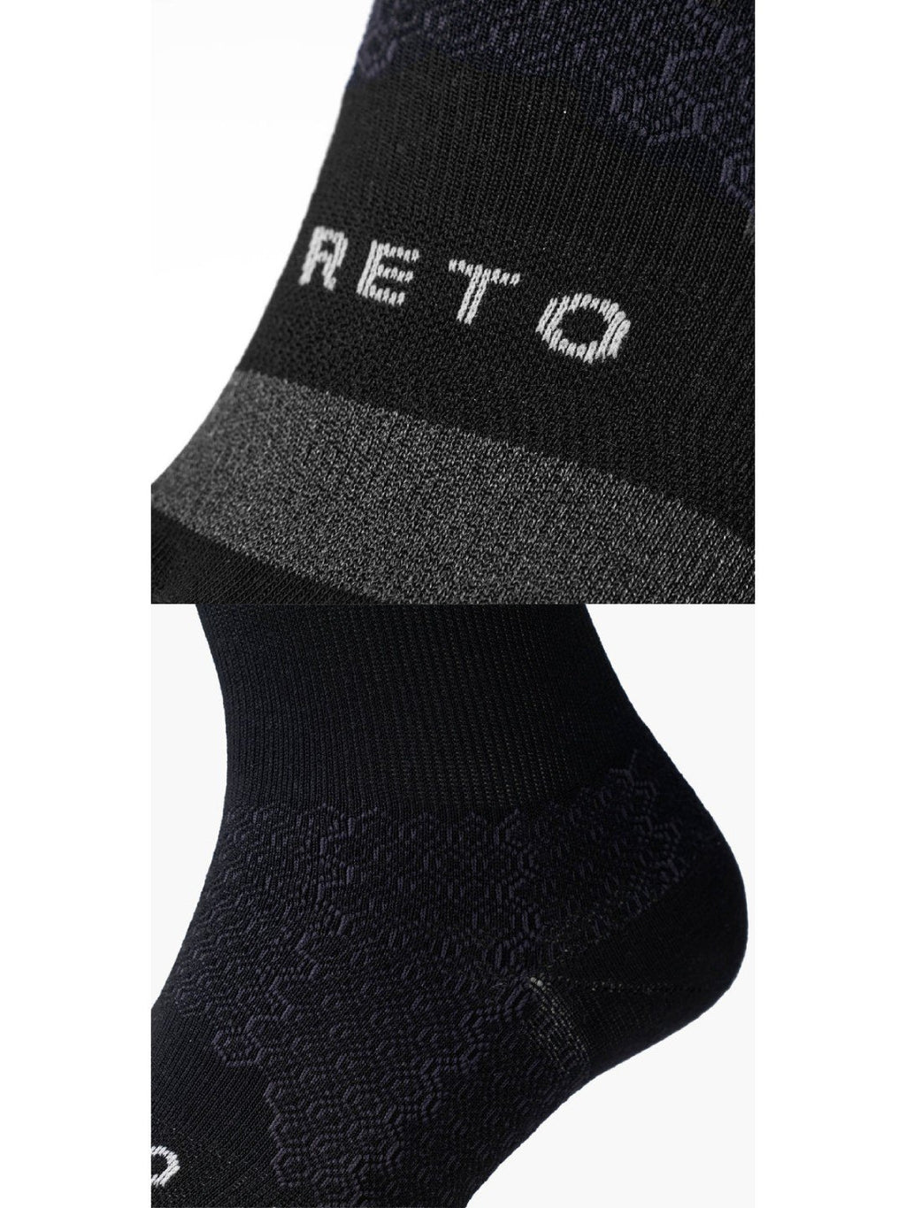 RUNNING SOCKS MIDDLE 5F #ブラック｜RETO