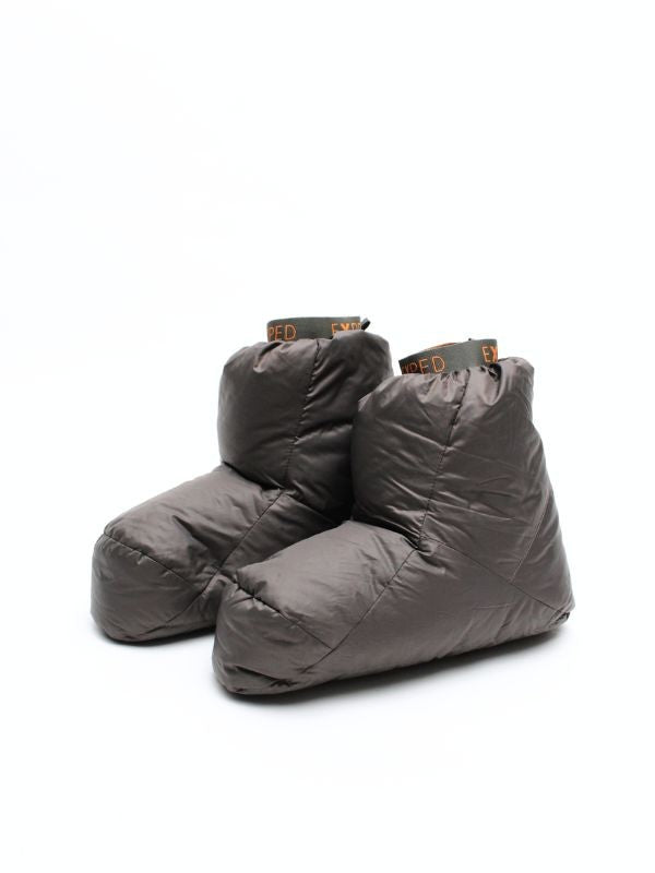 Down Sock #チャコール [394110]｜EXPED