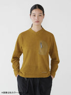 【Women】air fleece pullover #l.khaki [6244021]｜and wander