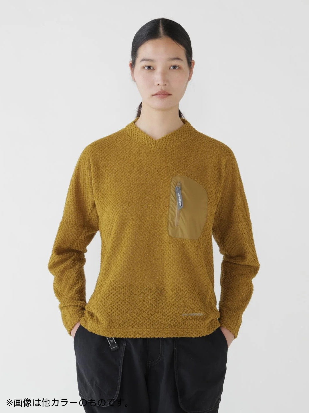 【Women】air fleece pullover #l.khaki [6244021]｜and wander