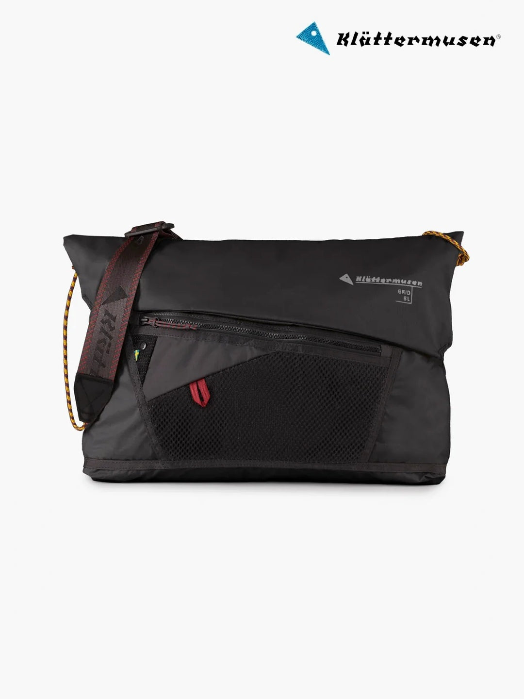 Grid Messenger Bag #Raven [KM-10207]｜Klattermusen