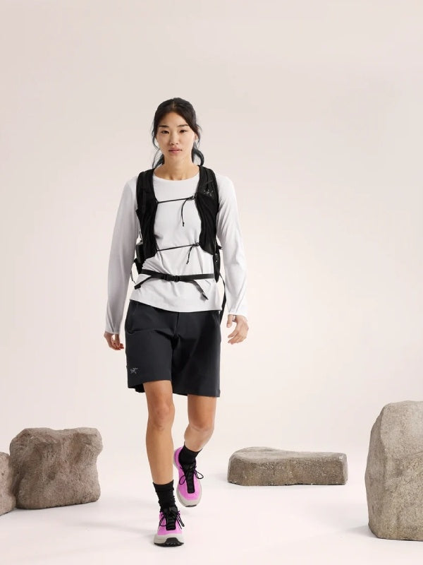 Women's Taema Crew LS #Atmos Heather [L08487800]｜ARC'TERYX