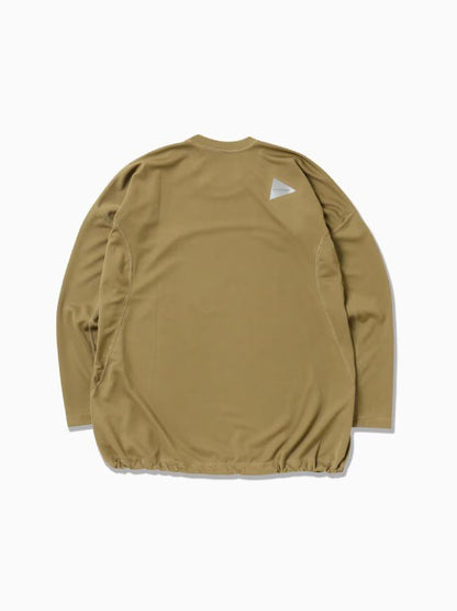 Women's dry jersey LS T #040/beige [4264129]｜and wander