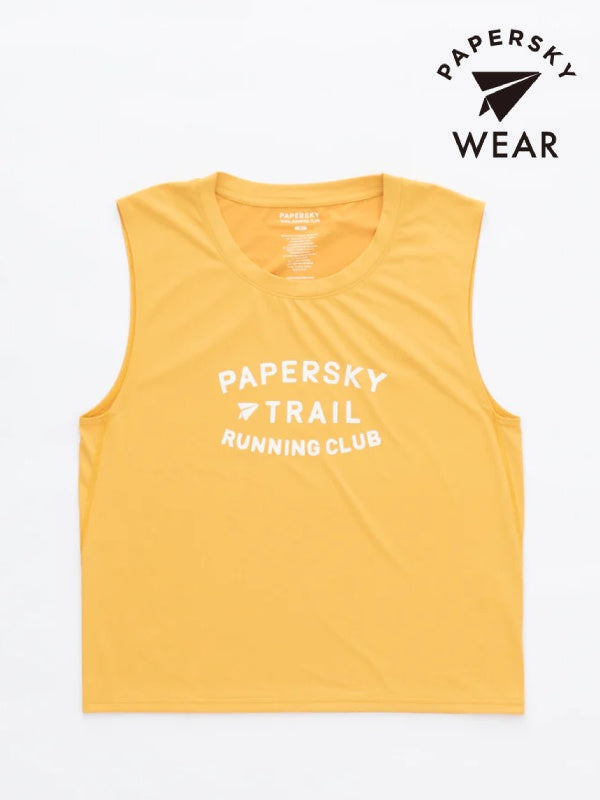 Apres Run Team-TANK TOP #YELLOW [PS241025]｜PAPERSKY WEAR【Outlet_30】