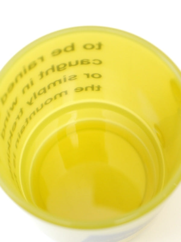 and wander logo PP mug #yellow [5744987701]｜and wander