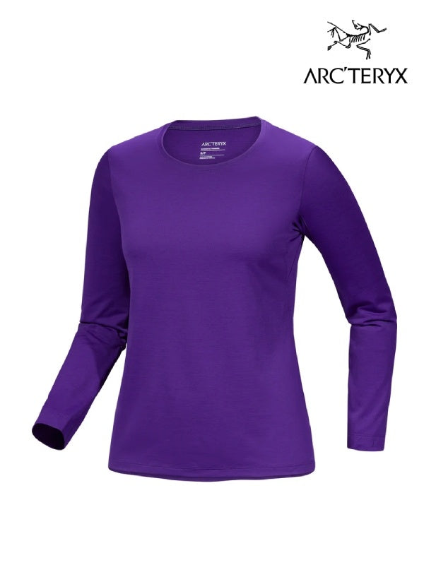 Women's Taema Crew LS #Azalea Heather [X00000691408]｜ARC'TERYX