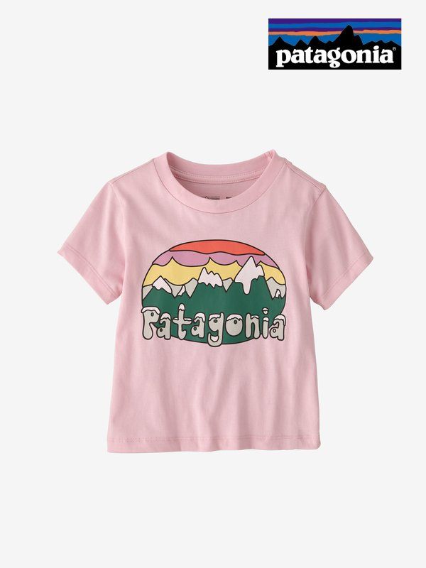 Baby Fitz Roy Flurries T-Shirt #PELP [60382]｜patagonia【Outlet_40】