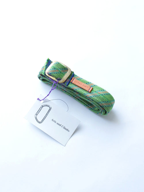 Rope belt(真鍮） #Green｜Arts and Climbs