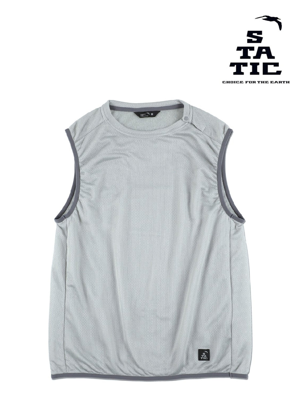 Adrift Vest #Pearl Grey [25500]｜STATIC