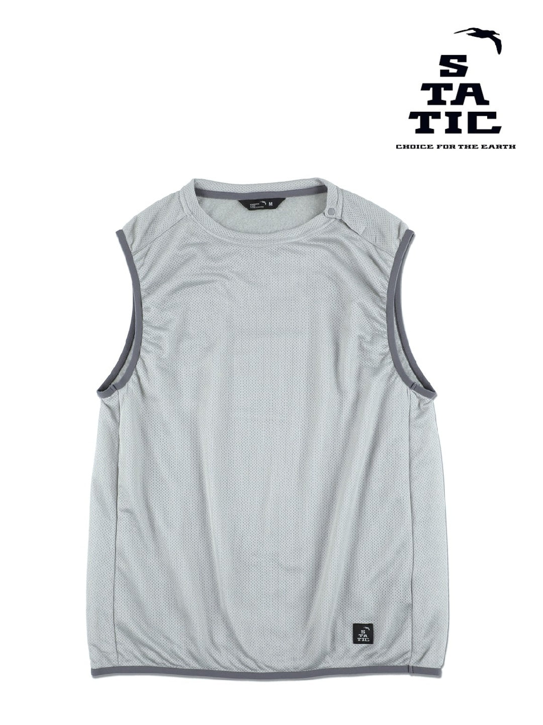 Adrift Vest #Pearl Grey [25500]｜STATIC