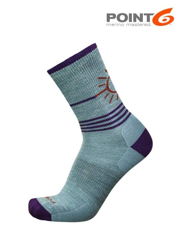 Rising Sun Ultra Light 3/4 Crew #Ocean [P66808]｜POINT6