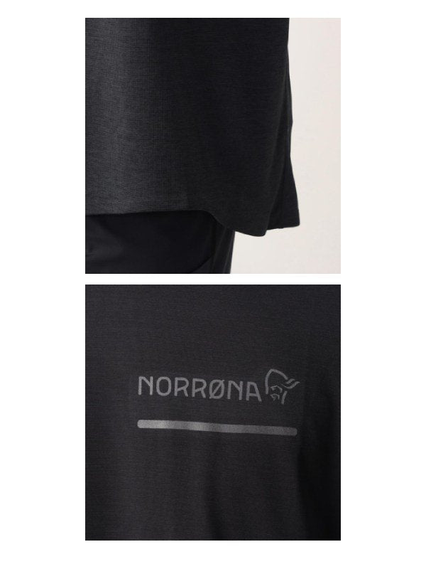 senja equaliser lightweight T-shirt (M) #Caviar [5826-23]｜Norrona