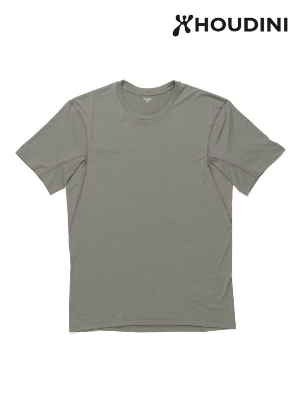 Men's Pace Air Tee #Geyser Grey [860019]｜HOUDINI【Outlet_30】