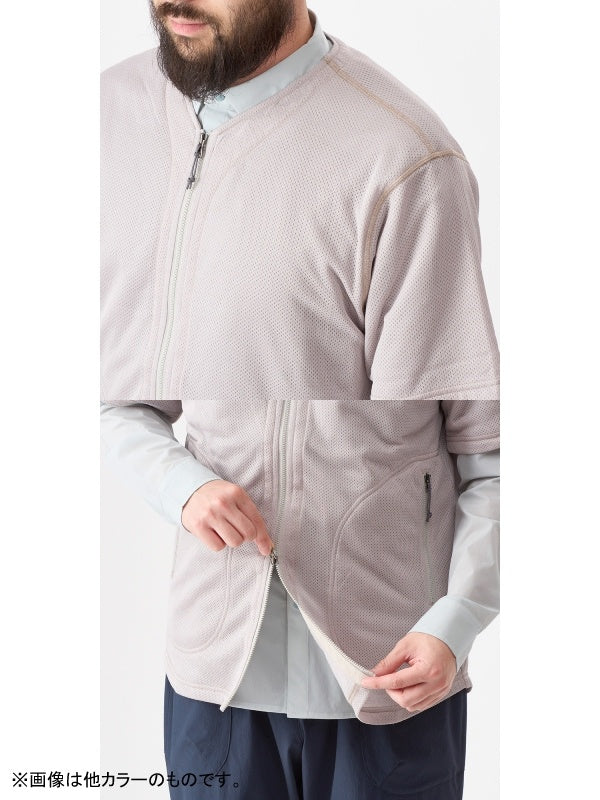 オクタの半袖カーディガン #スミイロ [21095]｜AXESQUIN