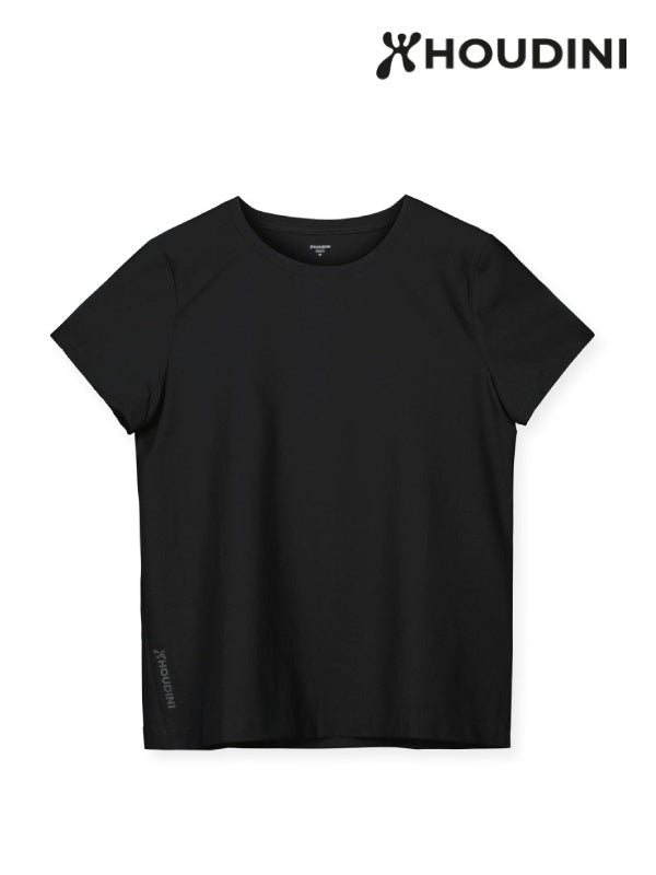 Women's Cover Tee #True Black [840016]｜HOUDINI