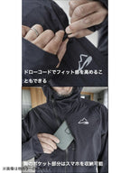Up-Swing Rain Hoody #アイスグレー｜milestone
