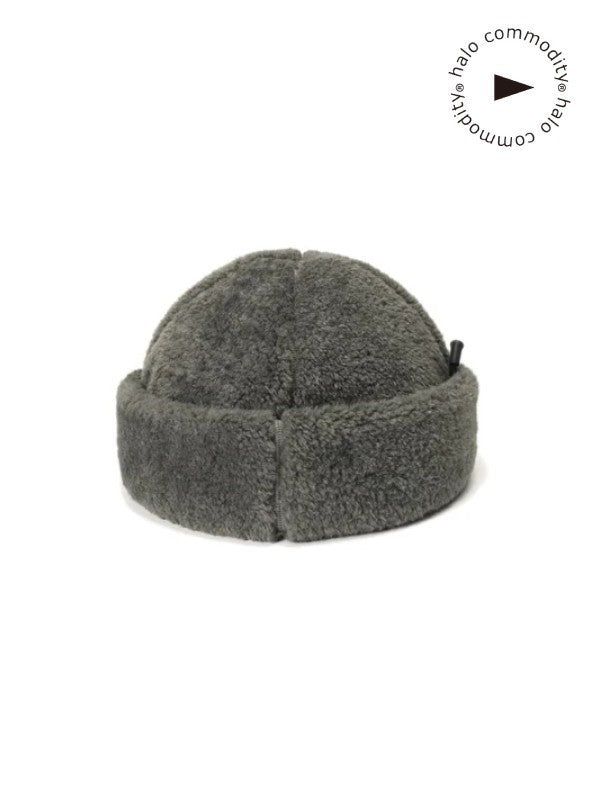 Kuna Fleece Cap #Grey [h253-207]｜halo commodity