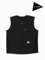 【Women】air fleece vest #Black [6241020]｜and wander