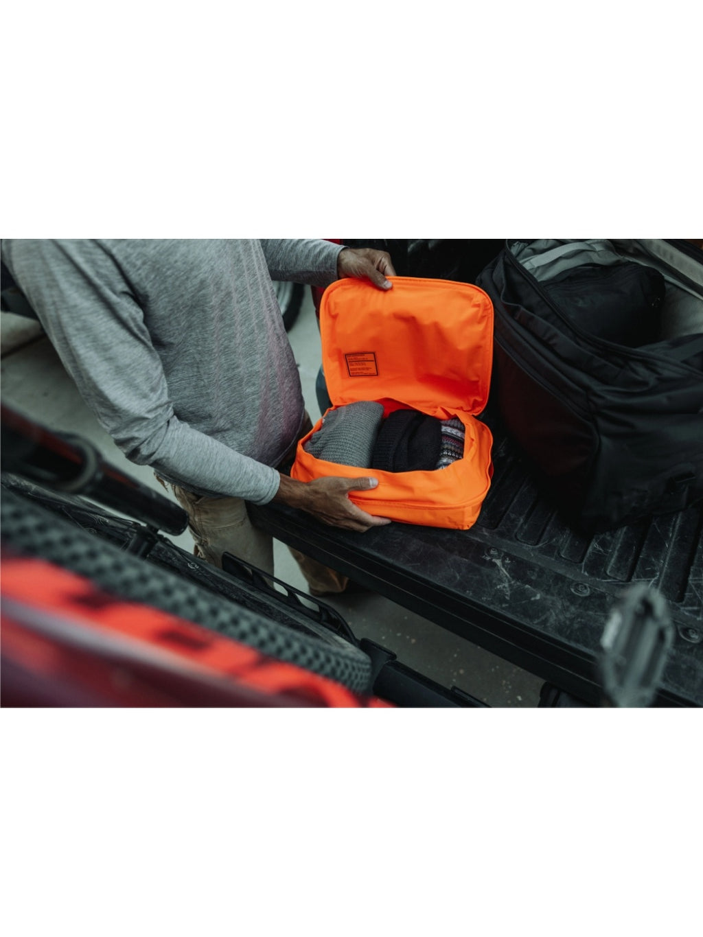 TRANSIT PACKING CUBE 10L #Hot Orange [TPC10]｜EVERGOODS
