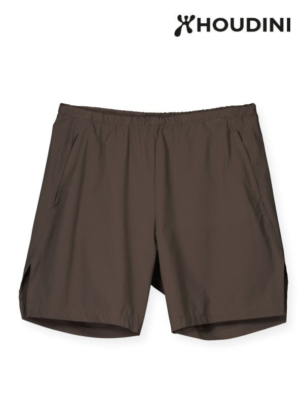 Men's Pace Light Shorts #Baremark Green [860016]｜HOUDINI【Outlet_30】