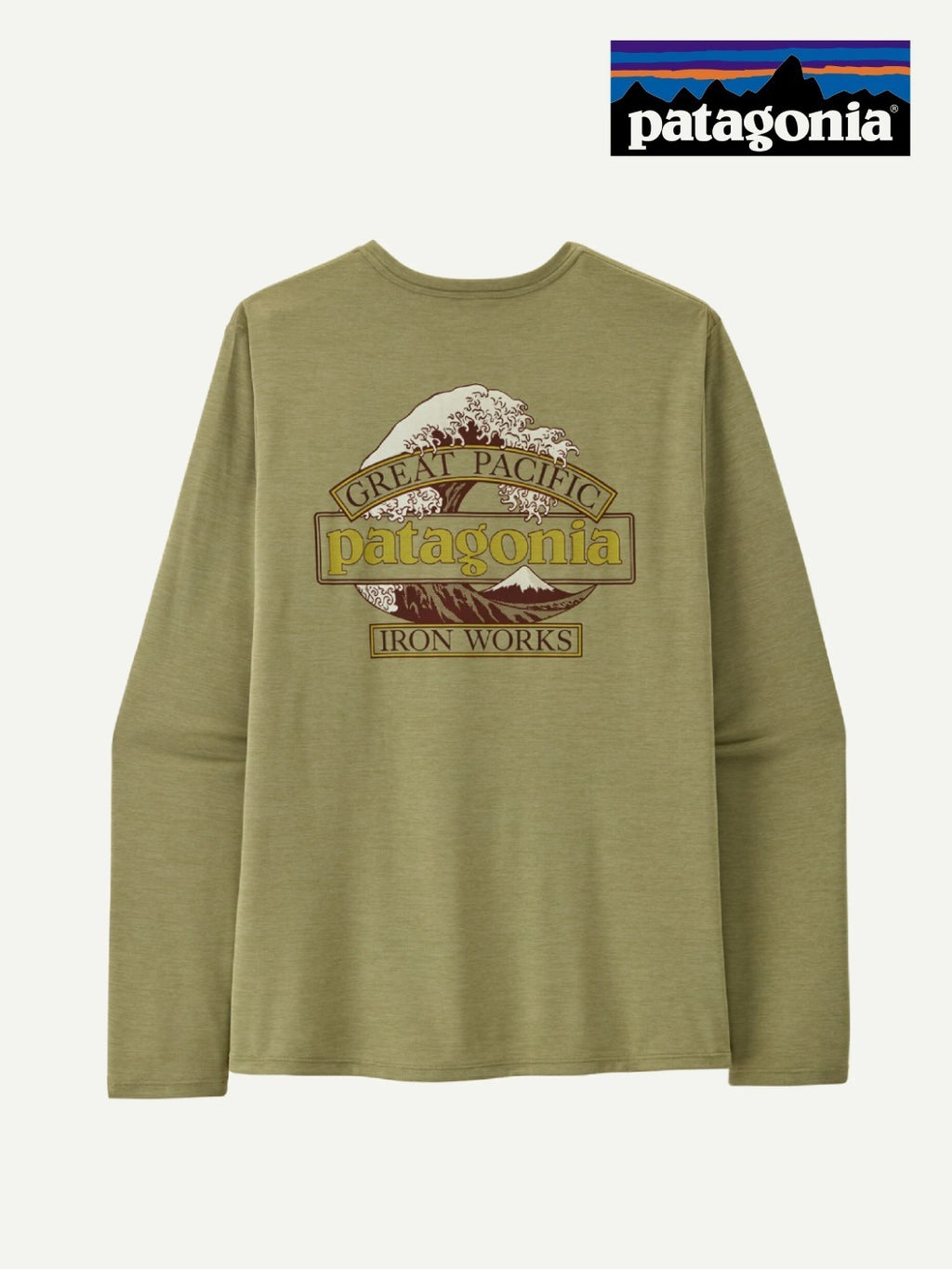 【Men】Men's L/S Cap Cool Daily Shirt - Great Waves #GGNX [45494]｜patagonia