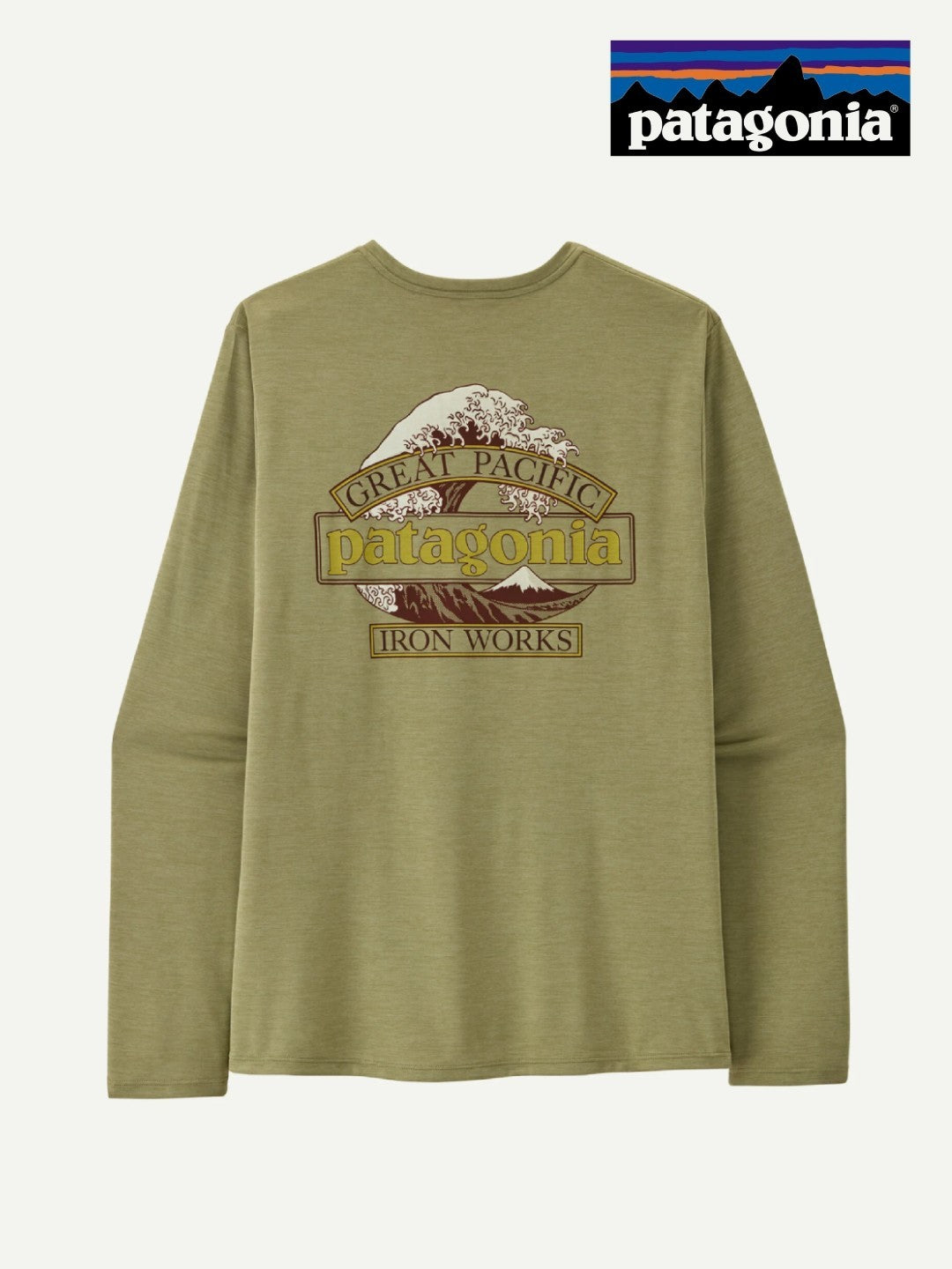 【Men】Men's L/S Cap Cool Daily Shirt - Great Waves #GGNX [45494]｜patagonia
