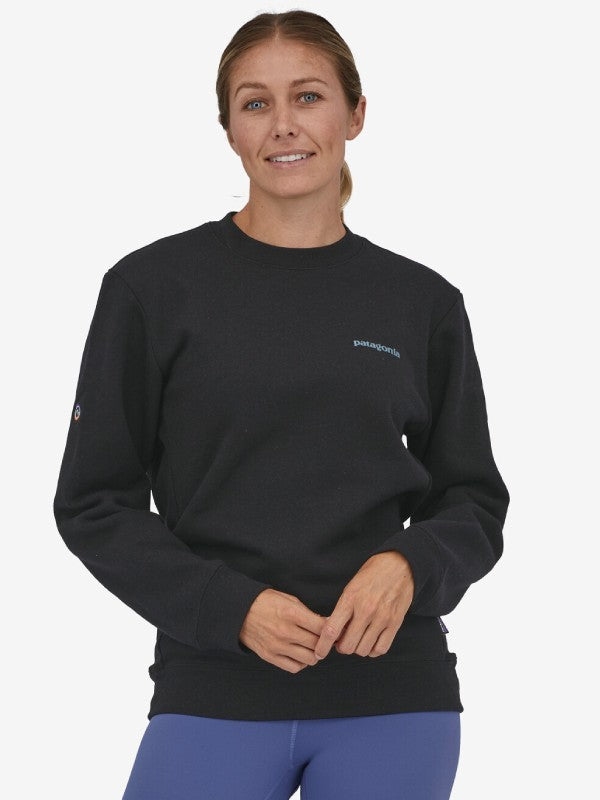 Fitz Roy Icon Uprisal Crew Sweatshirt #INBK [39667]｜patagonia