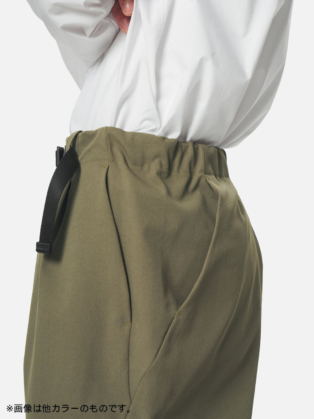 One Tuck Tapered Stretch Pants #WOODY BEIGE [GL75177]｜GOLDWIN