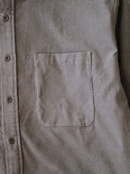 HIKE&BIKE CAVE CORDUROY BIG SHIRT #17GRY [PS232008]｜PAPERSKY WEAR