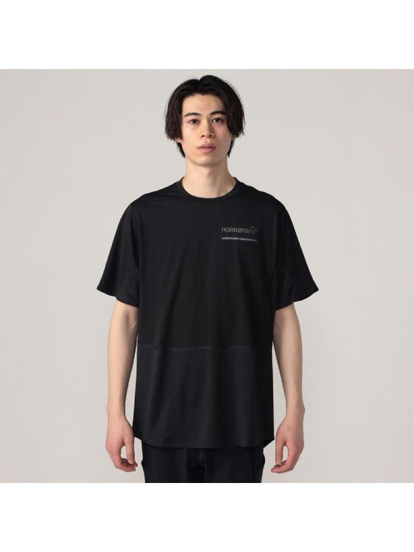 senja equaliser lightweight T-shirt (M) #Caviar [5826-23]｜Norrona