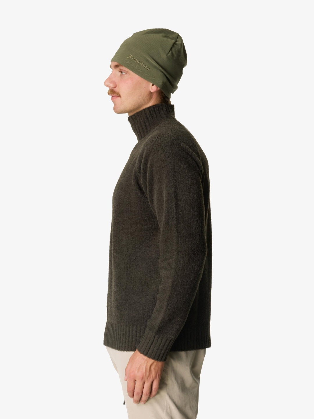 【Men】Men's Lykan Crew #Green Illusion [830061]｜HOUDINI