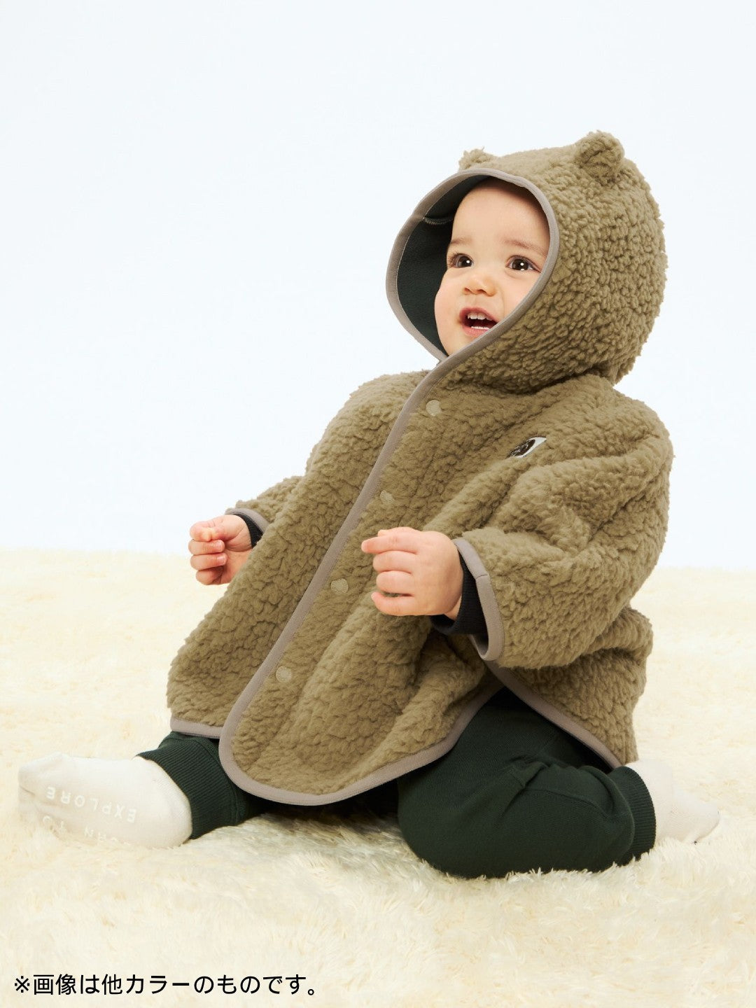 Baby Cuddle Fleece Poncho #FI [NAB72402]｜THE NORTH FACE