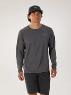 Cormac Crew LS M #Black Heather [X00000971901]｜ARC'TERYX