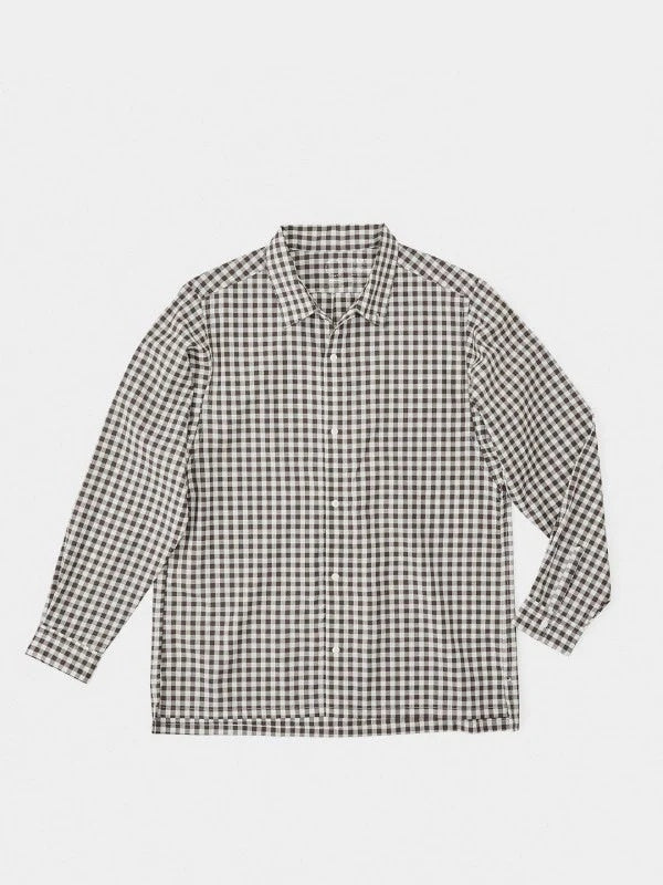 Merino Shirt #Olive Check｜山と道 – moderate