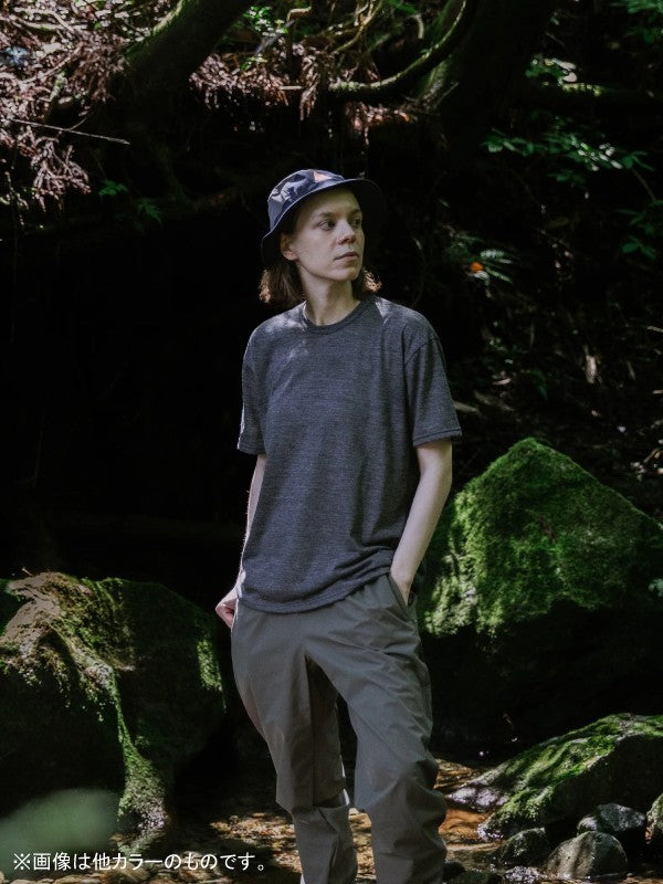 Dry Wool T-shirt 2 #Iceberg Blue [hu-10014]｜HERENESS