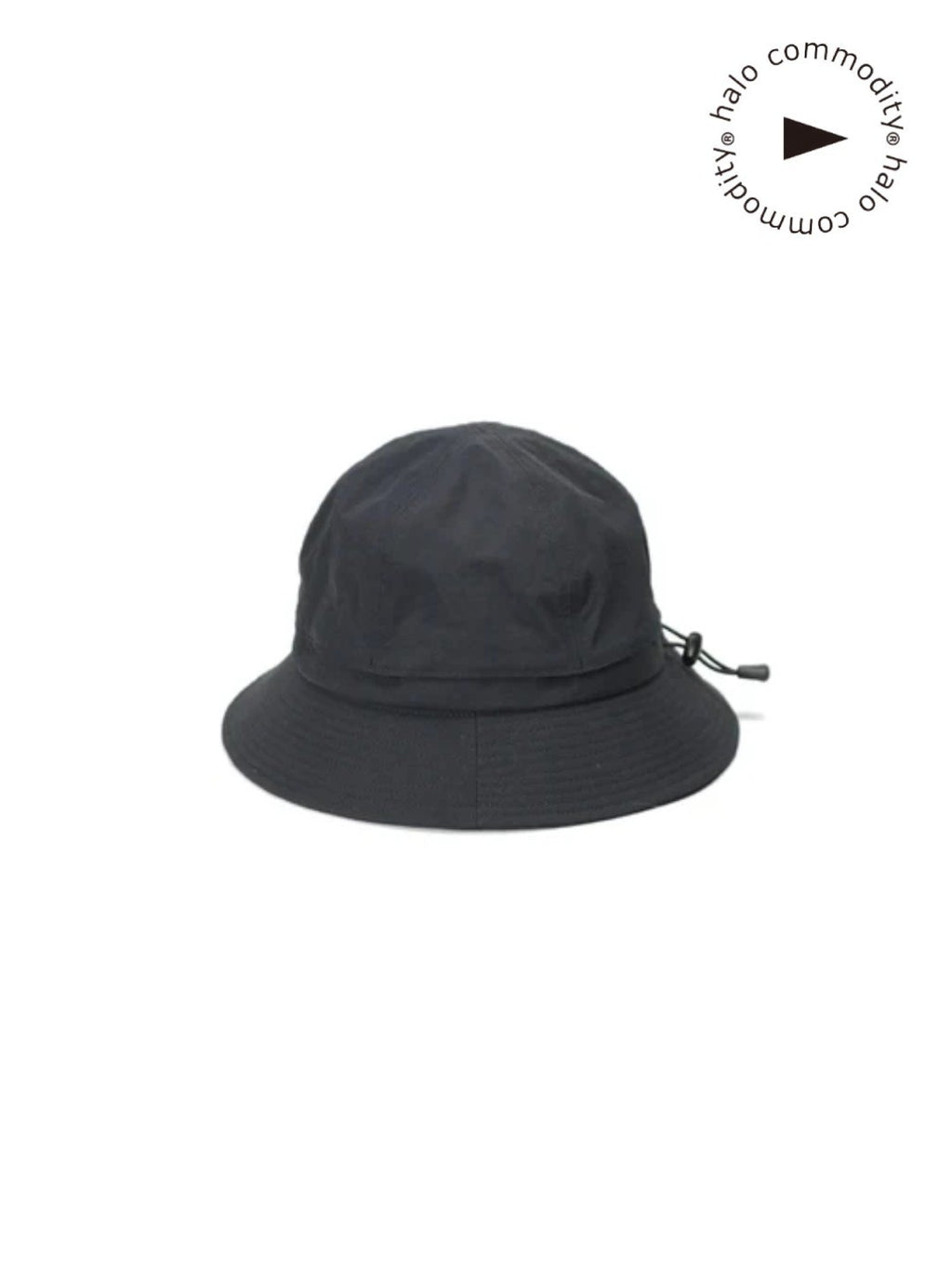 Salt Slit Hat #Black [h263-491]｜halo commodity