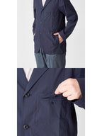 ダブルフェイスのサマージャケット #カチイロ [21094]｜AXESQUIN【Outlet_30】