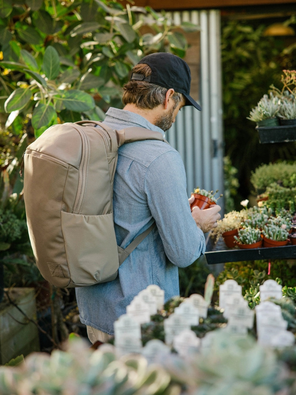 CIVIC HALF ZIP 22L #Fossil Brown [CHZ22]｜EVERGOODS