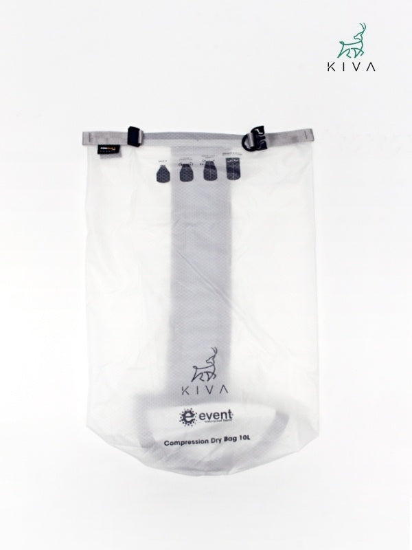 Compression Dry Bag 10L #White [CDB010]｜KIVA Outdoors