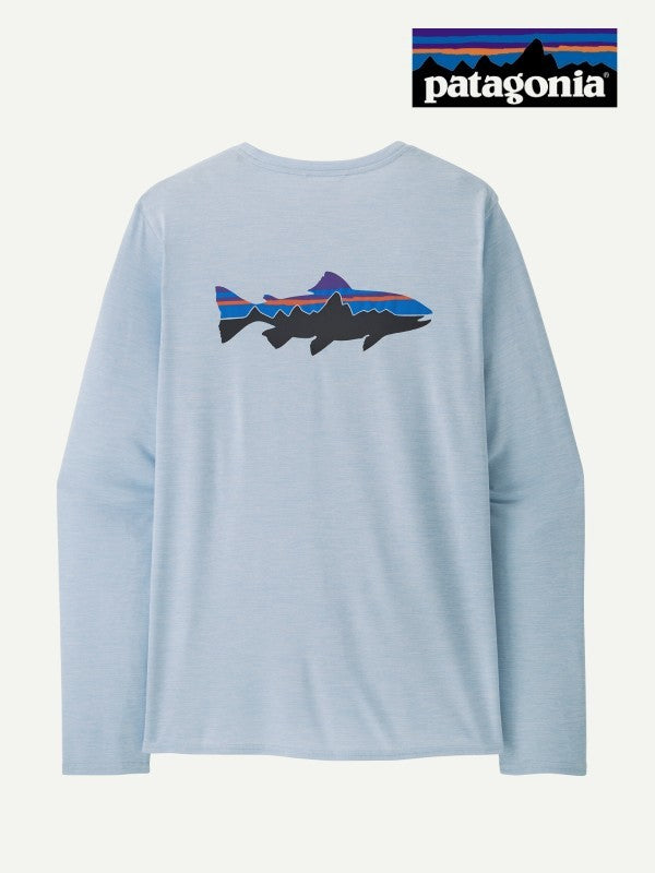 Men's L/S Cap Cool Daily Graphic Shirt - Waters #FTFL [45170]｜patagonia