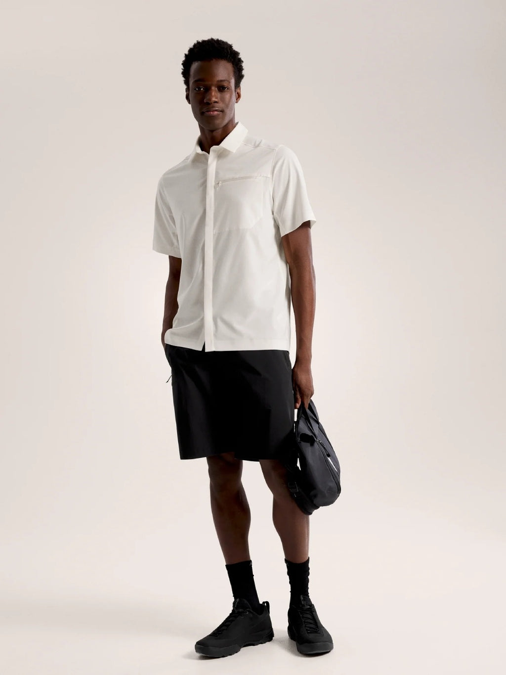 Skyline SS Shirt #Arctic Silk [X00001062103]｜ARC'TERYX
