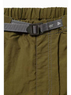 Ny taffeta hiker pants #181/d.khaki [4152139]｜and wander【Outlet_40】
