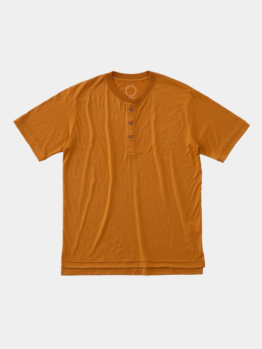 100% Light Merino Henley #Charcoal｜山と道 – moderate