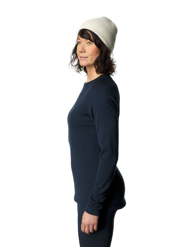 Women's Desoli Thermal Crew #Blue Illusion [840024]｜HOUDINI